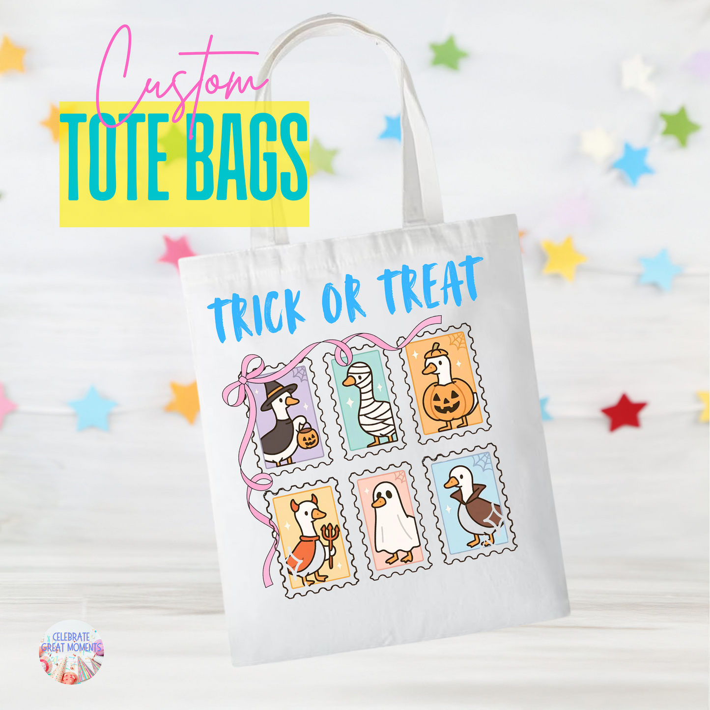 Custom Halloween Bag - Trick or Treat Bag with Custom Name