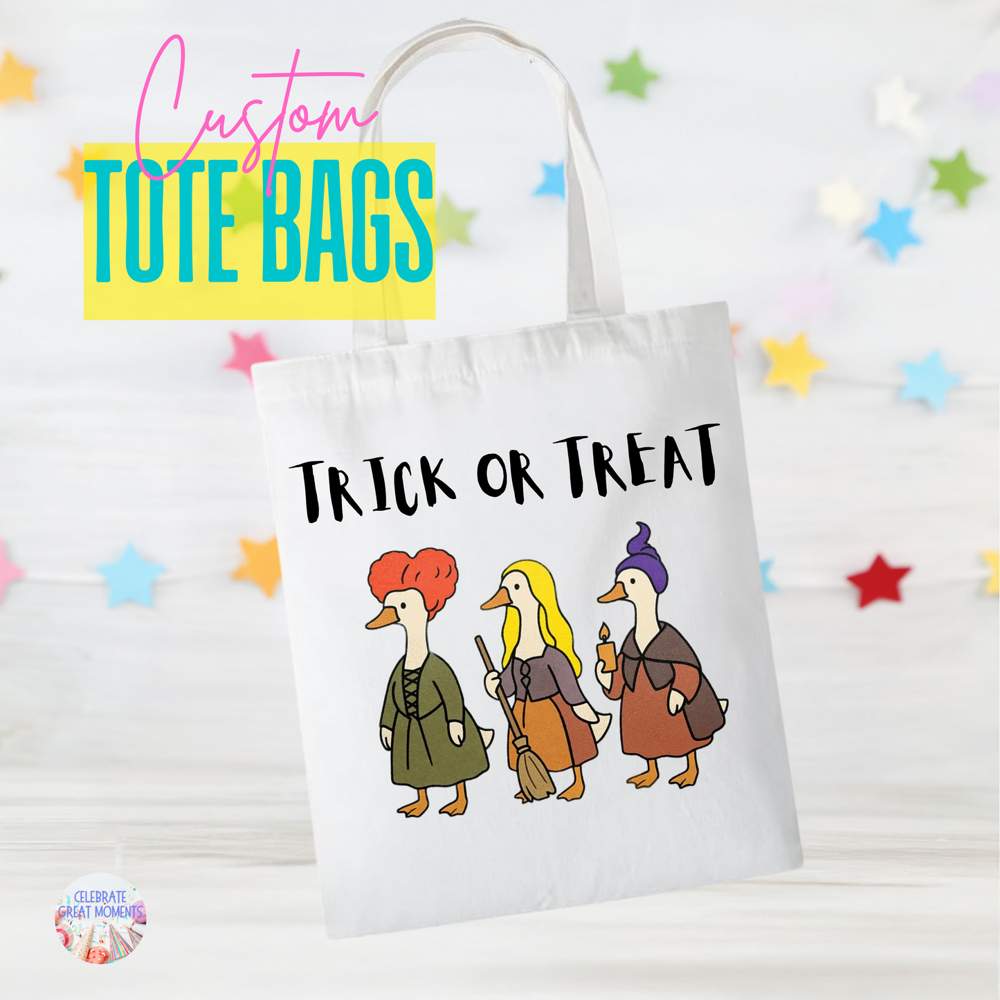 Custom Halloween Bag - Trick or Treat Bag with Custom Name