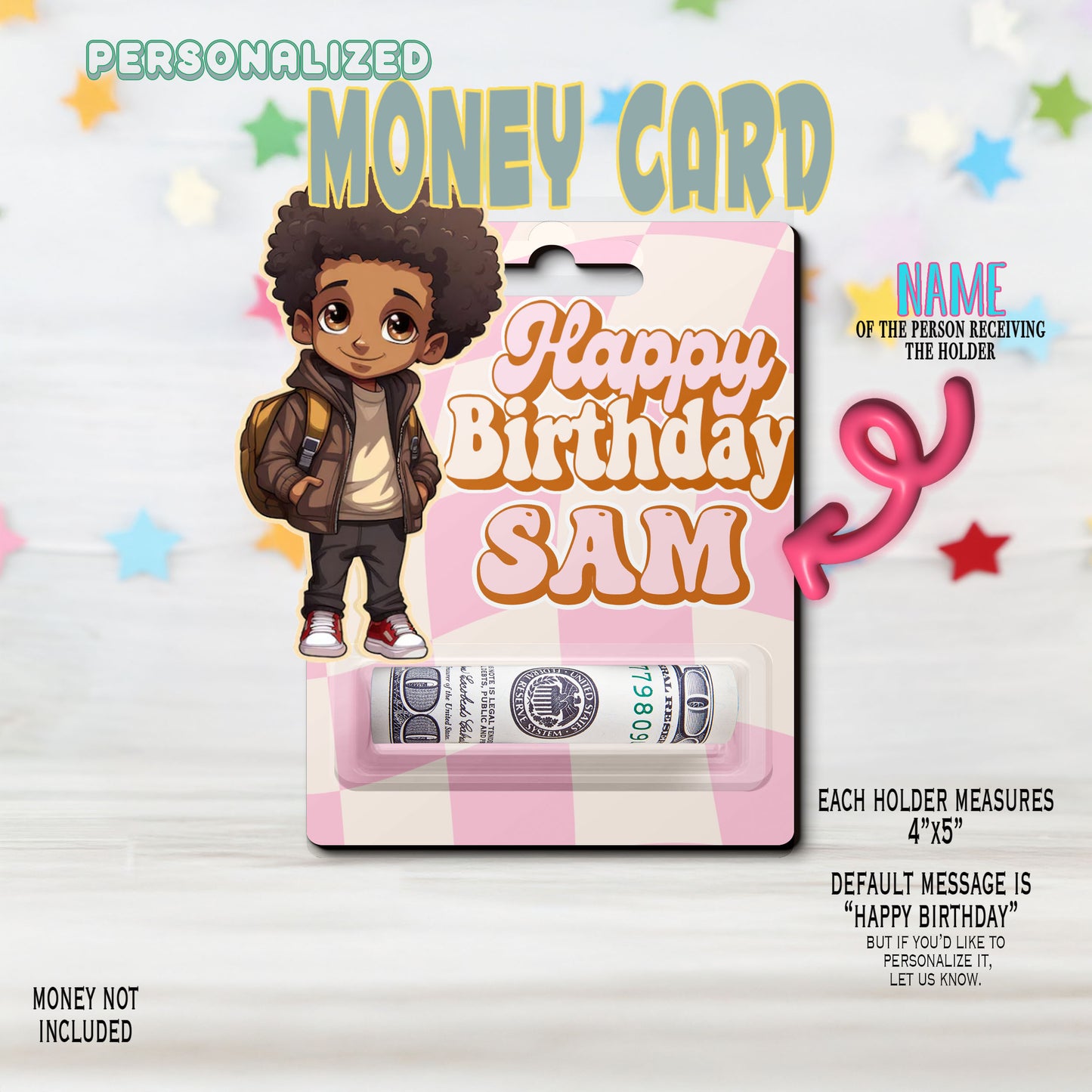Birthday Gift Card Money Card Holder, Happy Birthday Card, Gift Card Holder for birthday Custom & Personalized birthday Card Gift, Gift Card