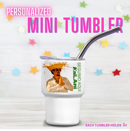 Bad Bunny Shot Glass Custom Mini Tumbler  | DTMF | Bachelorette & Birthday Party Favor Gift -Debi Tirar Mas Fotos| Sapo Concho Bunny