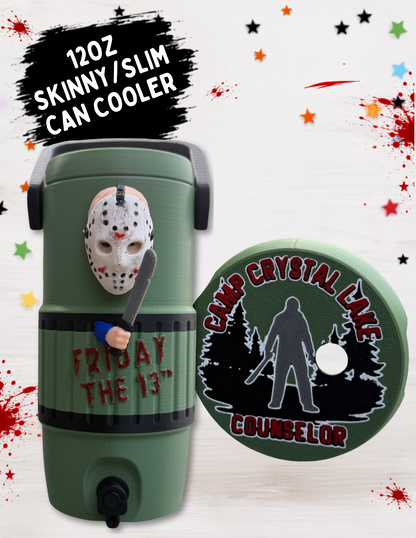Halloween Horror Skinny Can Holder | Energy Drink Holder Drink Sleeve