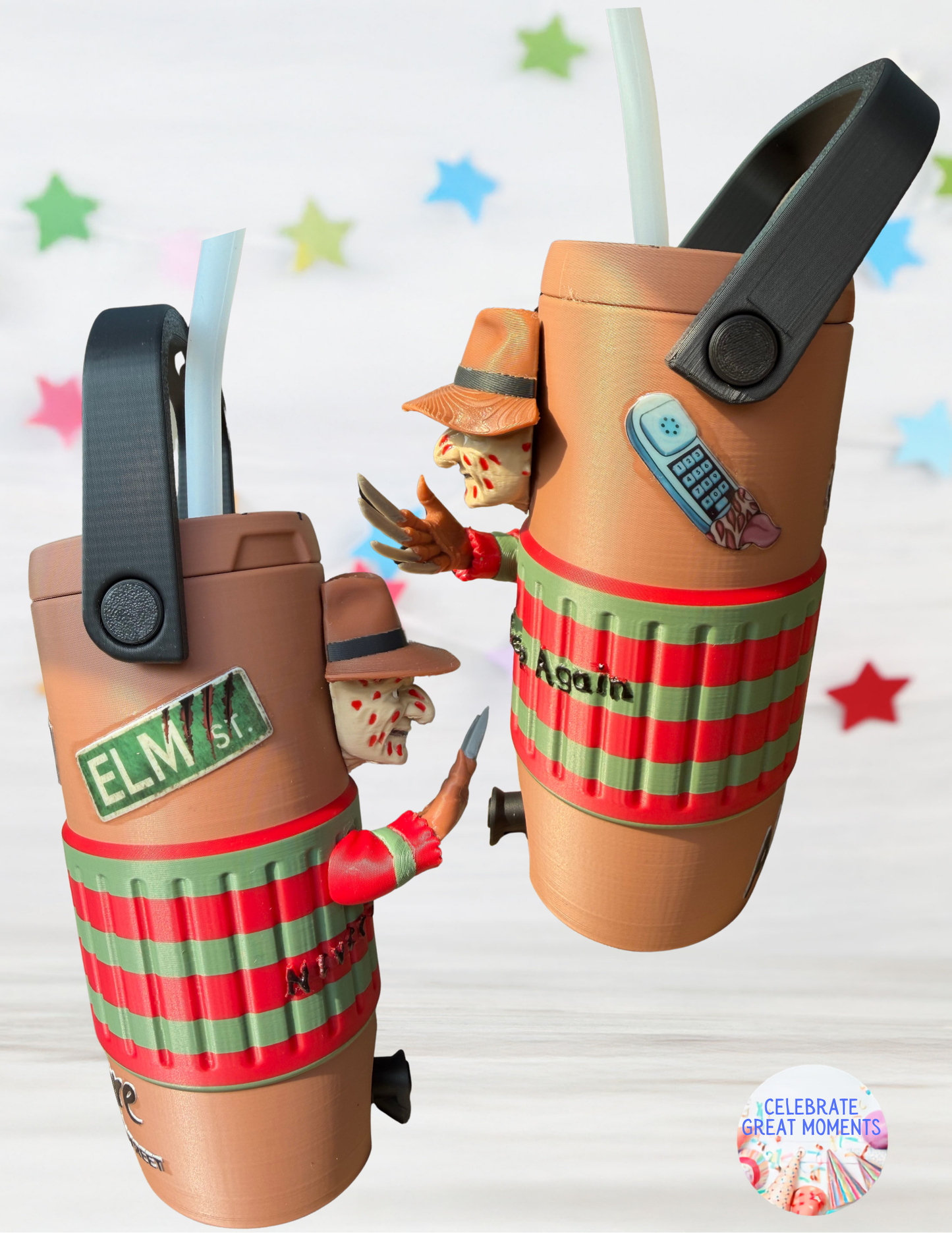 Halloween Horror Skinny Can Holder | Energy Drink Holder Drink Sleeve